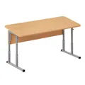 Парта двухместная с наклоном столешницы 0-10° регулируемый 