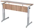 Стол ученический "Титан" двухместный, рост 3-7, эргономичный, с углом наклона и пеналами