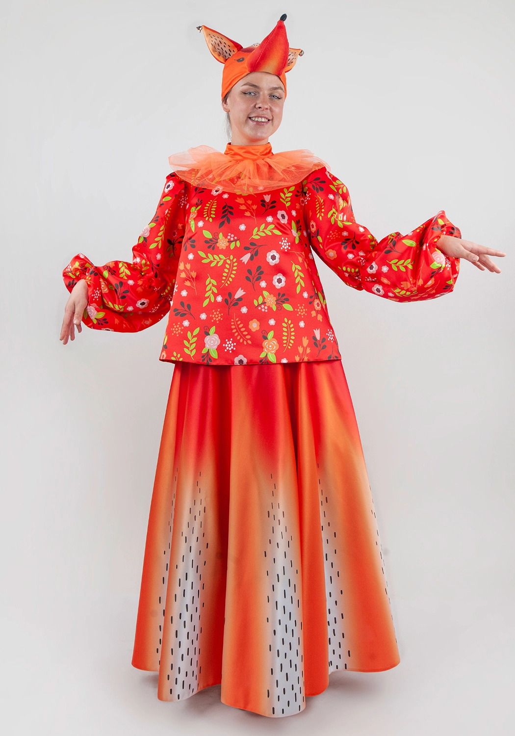 Чудные Звери Лиса костюм для взрослого (164-170 / 46-50 / Готовое изделие)