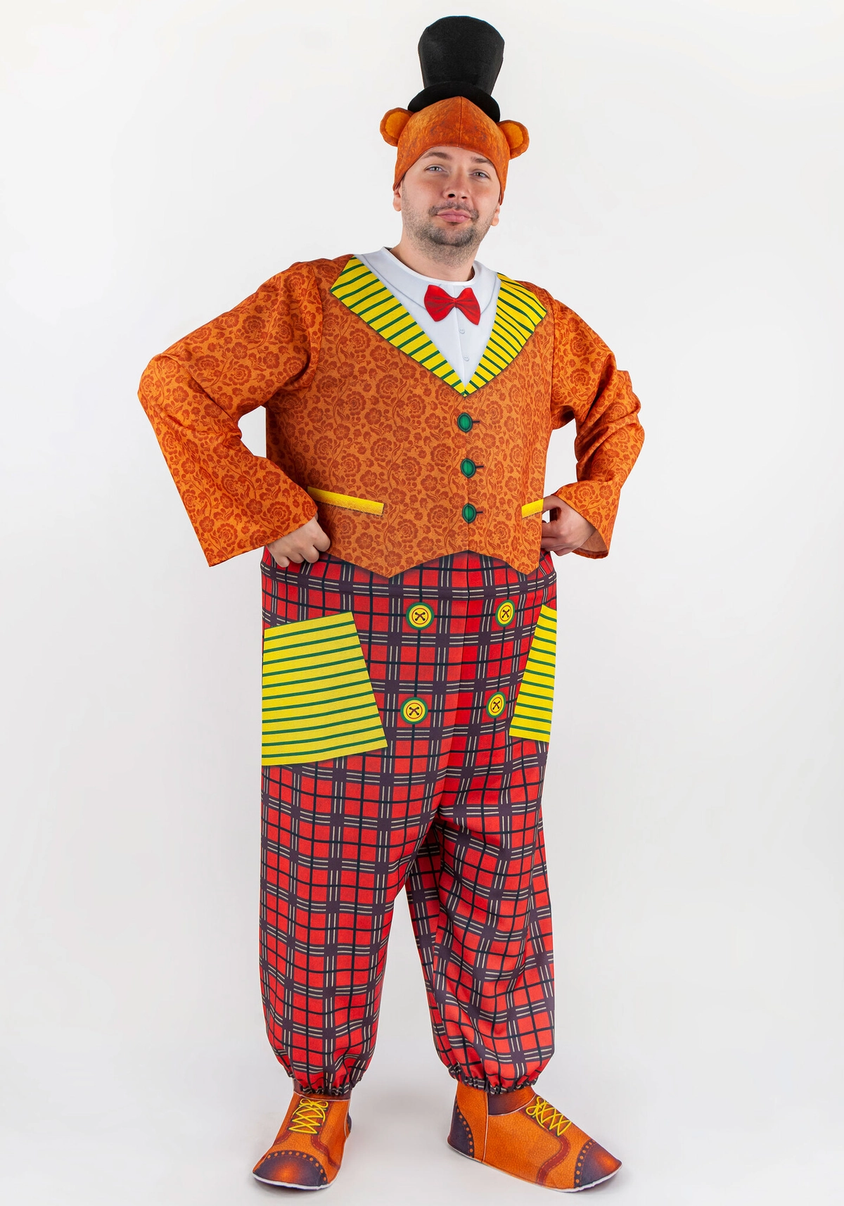 Чудные Звери Медведь костюм для взрослого (164-170 / размер 46-54 / Готовое изделие)