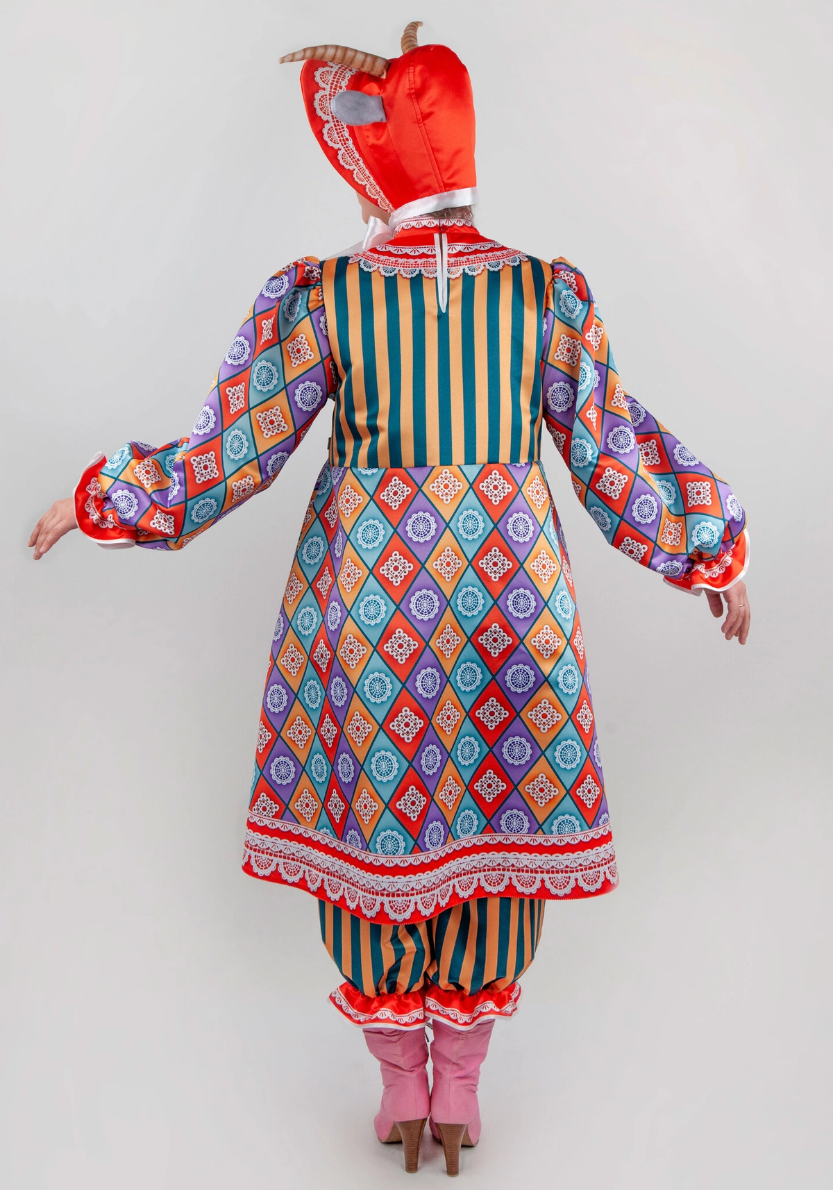 Чудные Звери Коза костюм для взрослого (164-170 / 46-50 / Готовое изделие)