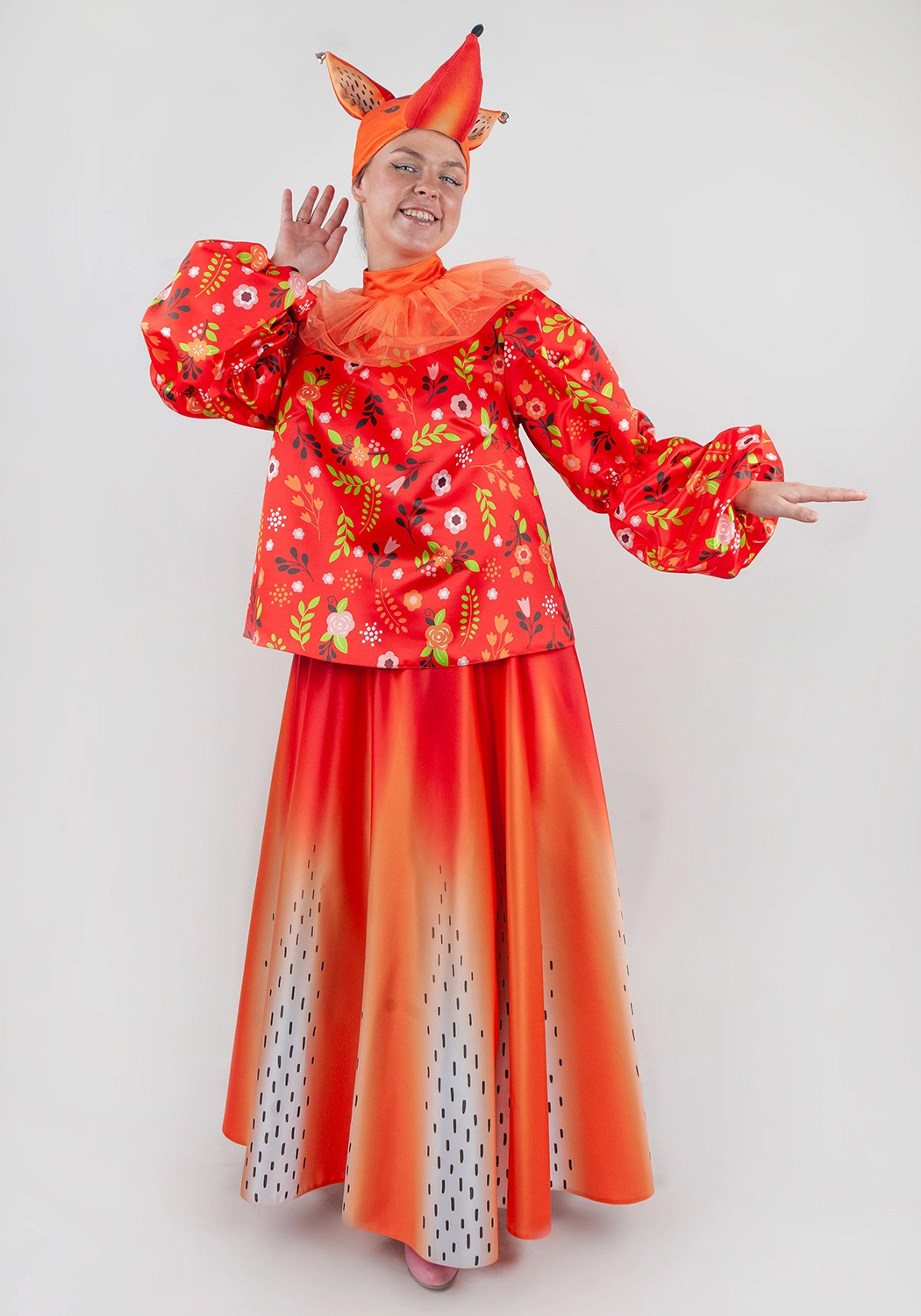 Чудные Звери Лиса костюм для взрослого (164-170 / 46-50 / Готовое изделие)