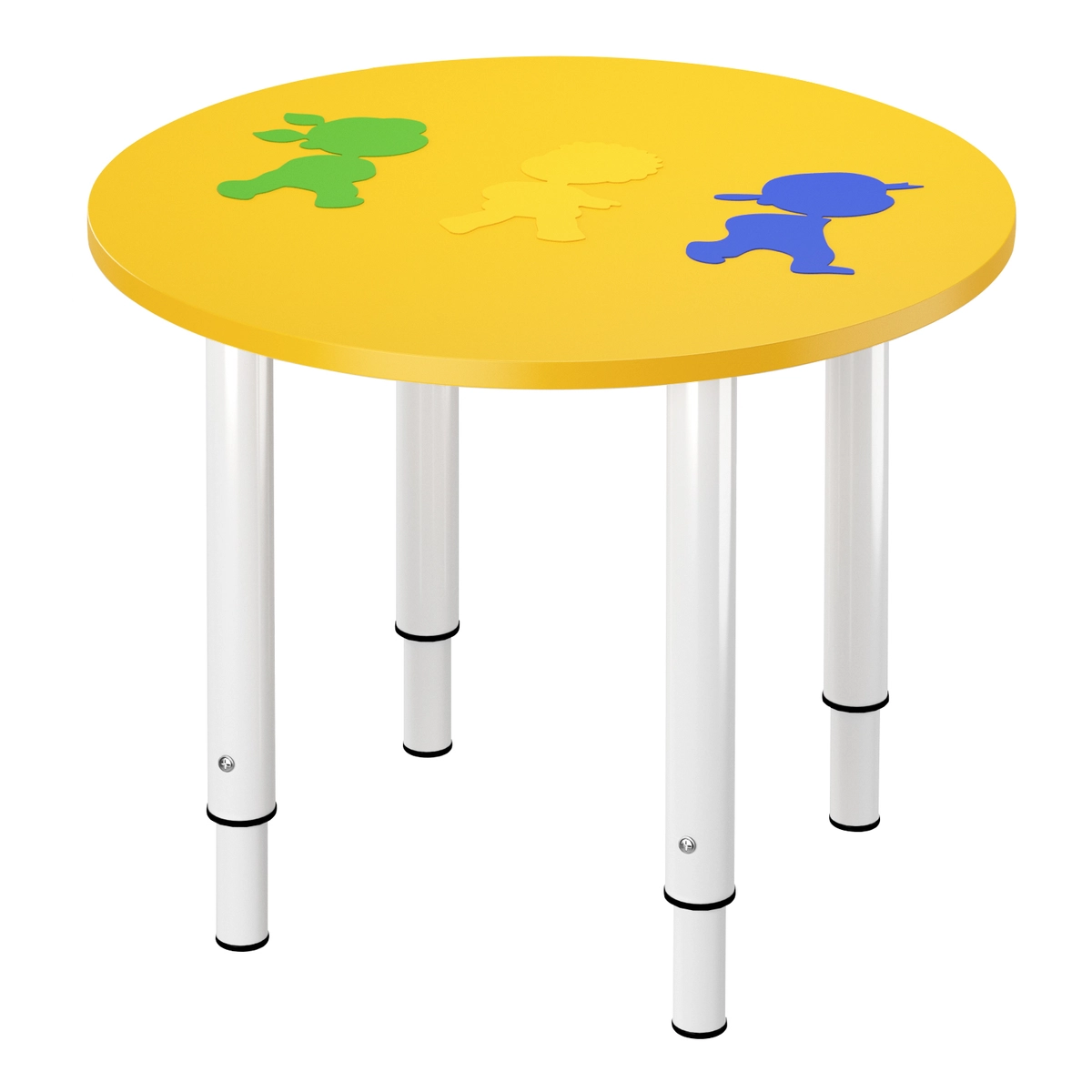 Стол круглый с фрезеровкой