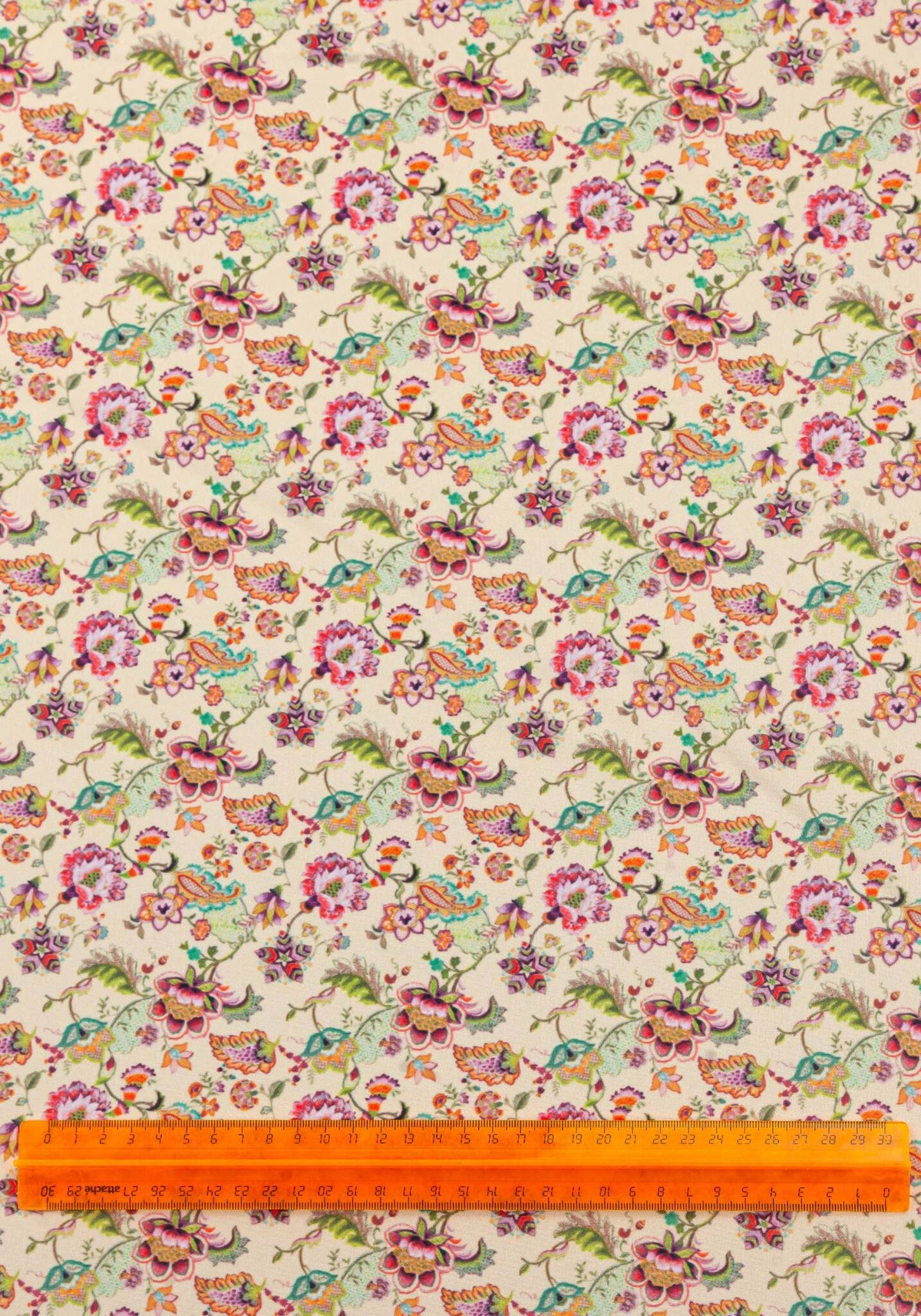 Ткань Аленький цветочек (Креп-сатин)