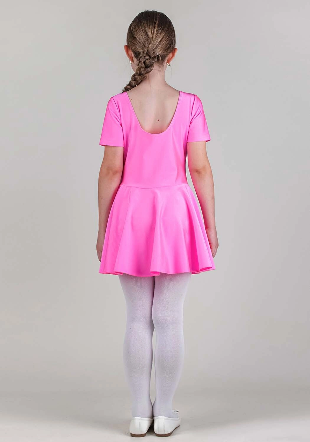 Гимнастическое платье для Ритмики (рост 122-128 / красный)