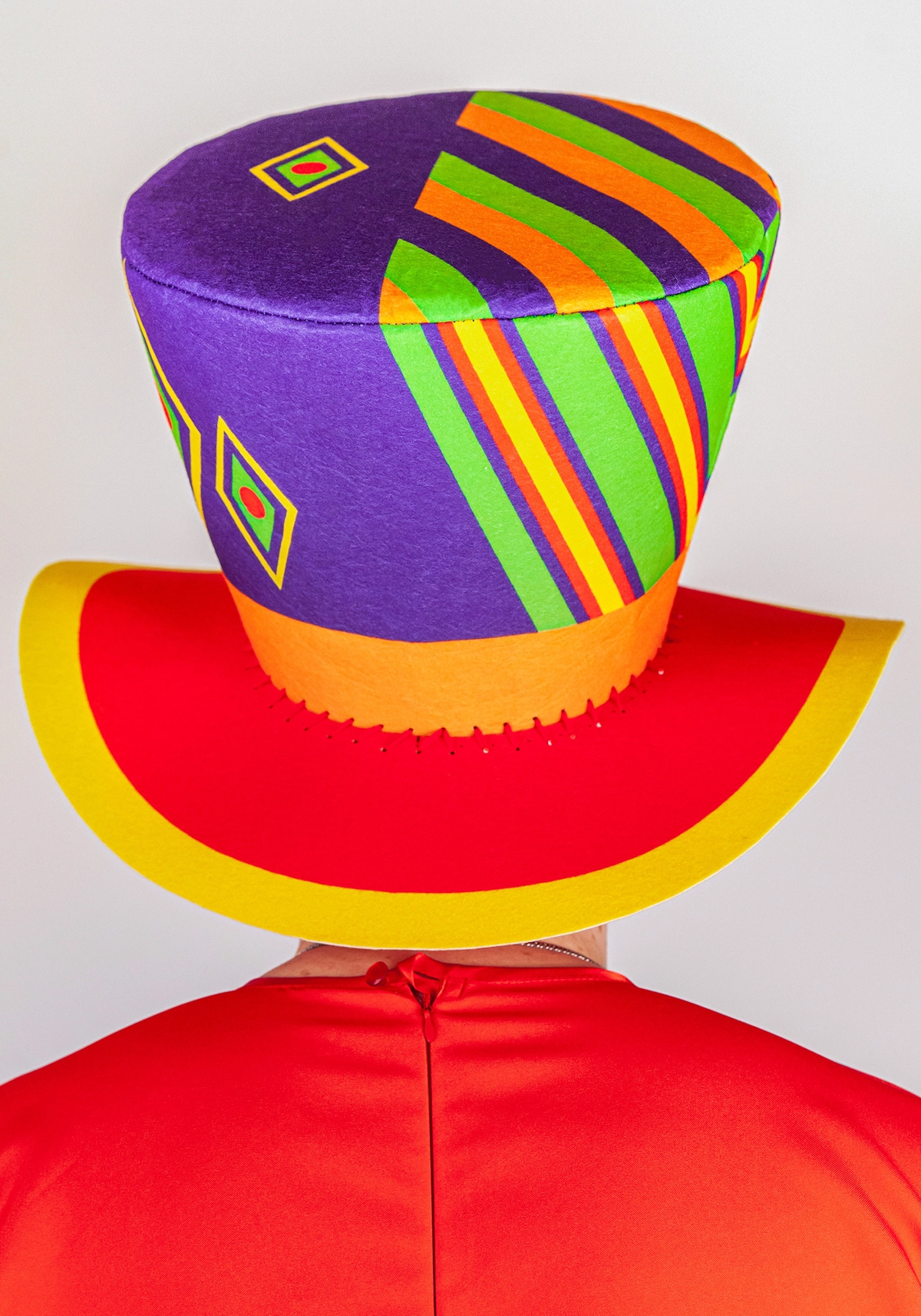 Шляпа Клоуна Клёпы для взрослого (Готовое изделие)