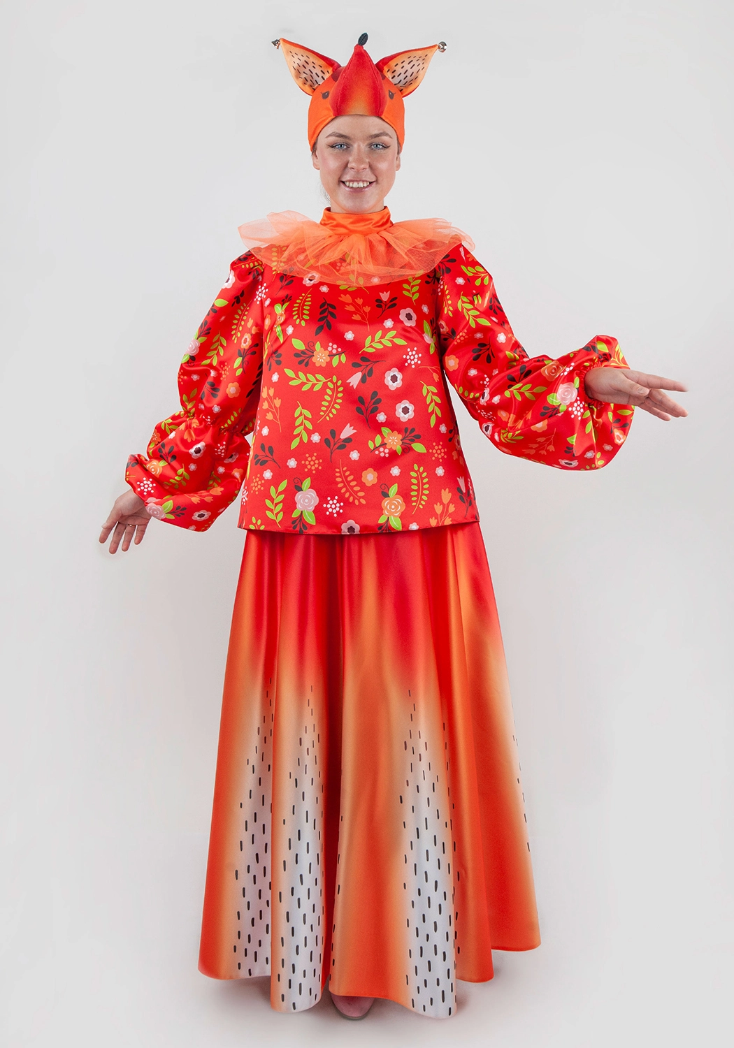 Чудные Звери Лиса костюм для взрослого (164-170 / 46-50 / Готовое изделие)