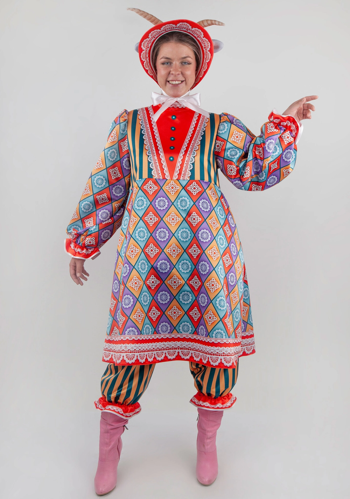 Чудные Звери Коза костюм для взрослого (164-170 / 46-50 / Готовое изделие)