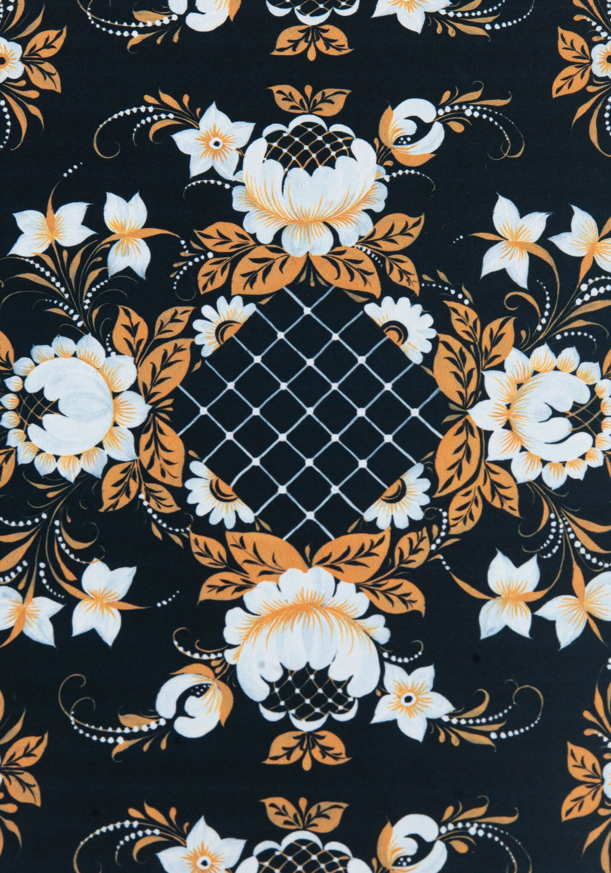 Ткань Петербургская роспись (Креп-сатин)