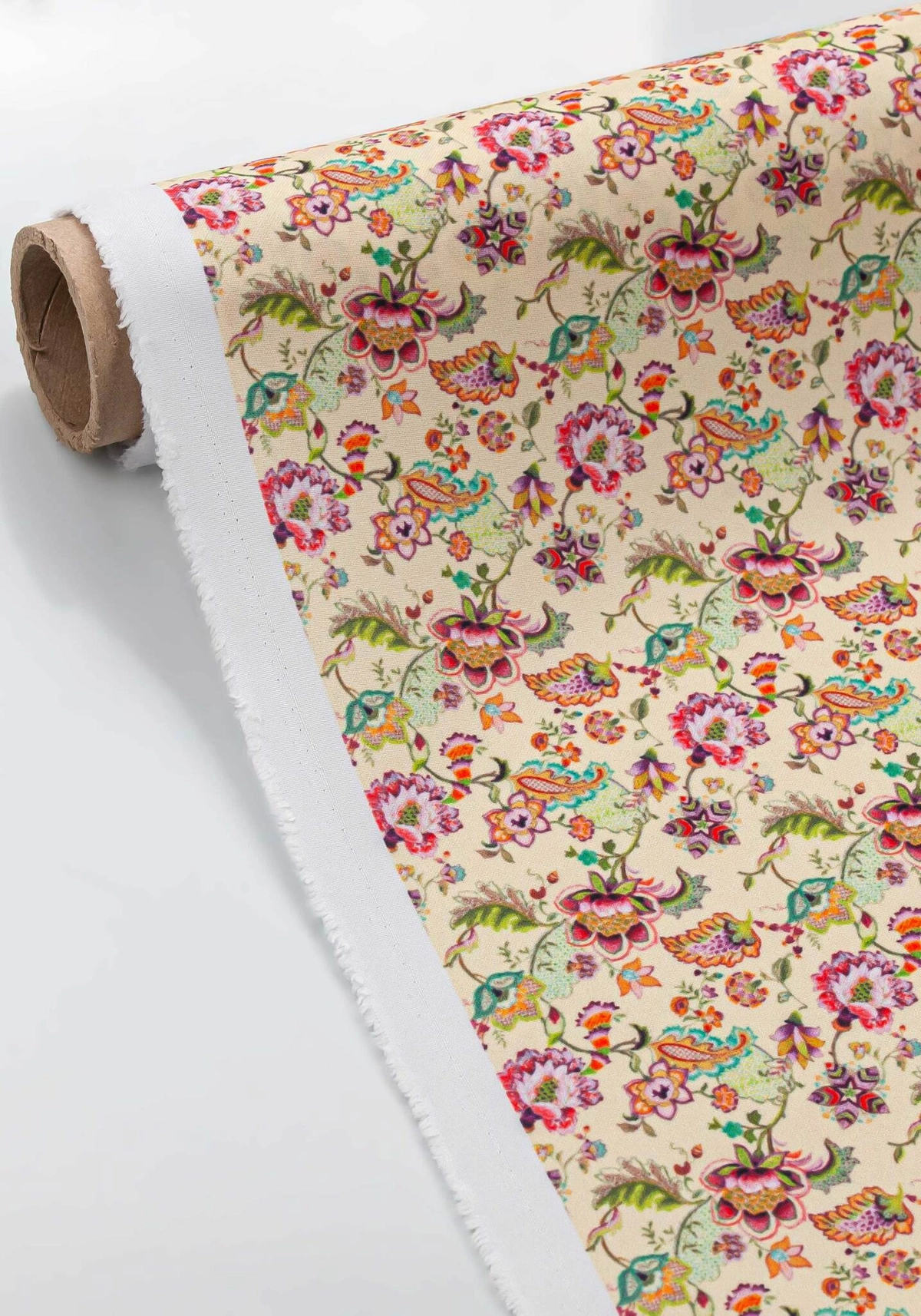 Ткань Аленький цветочек (Креп-сатин)