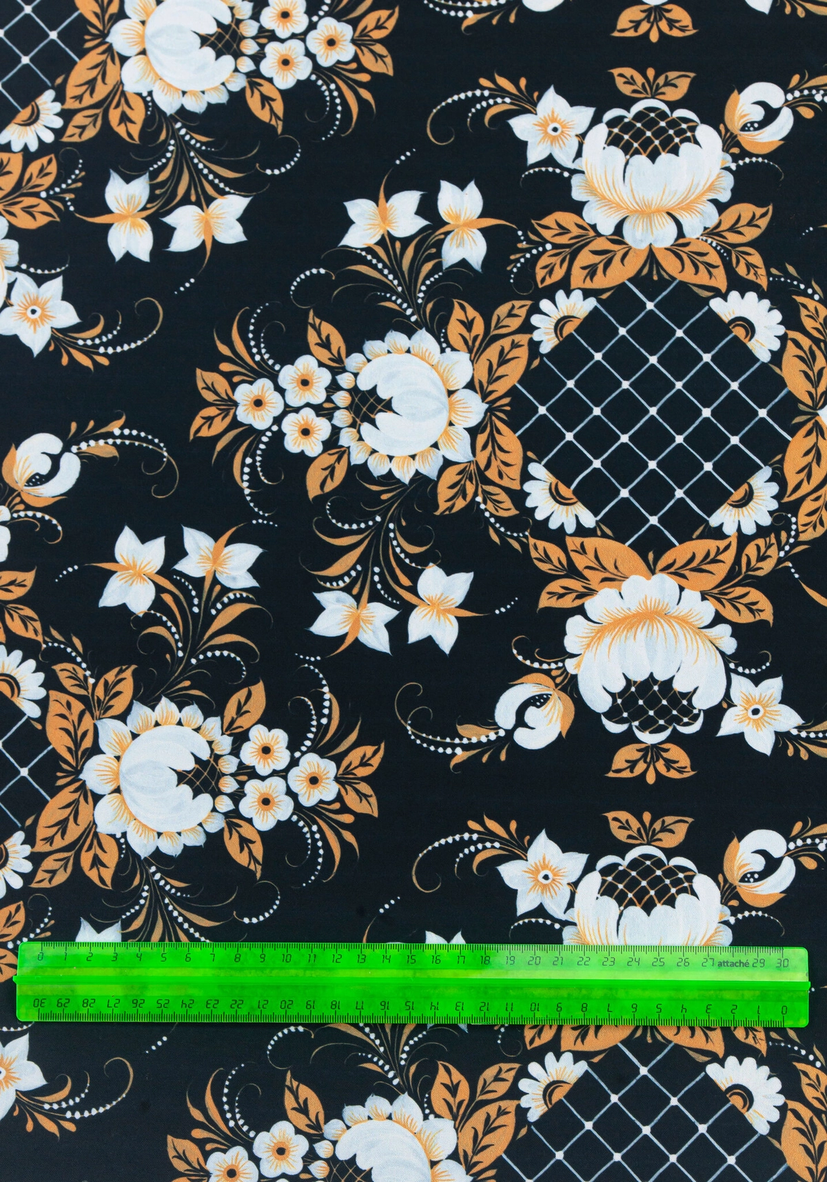 Ткань Петербургская роспись (Креп-сатин)