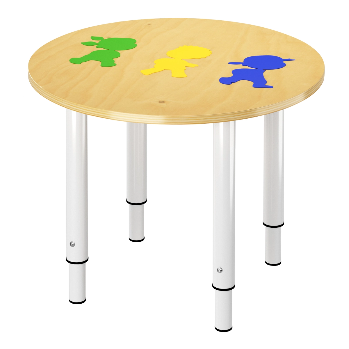 Стол круглый с фрезеровкой