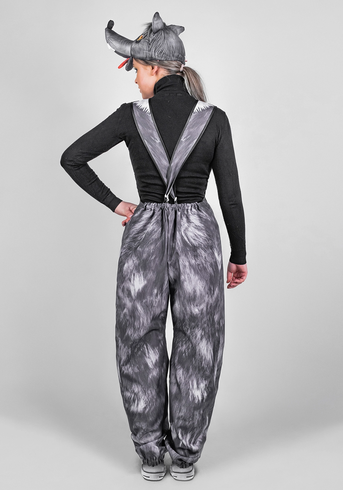 Комбинезон Волк для взрослого (рост 164-176 / размер 48-56 / Готовое изделие)