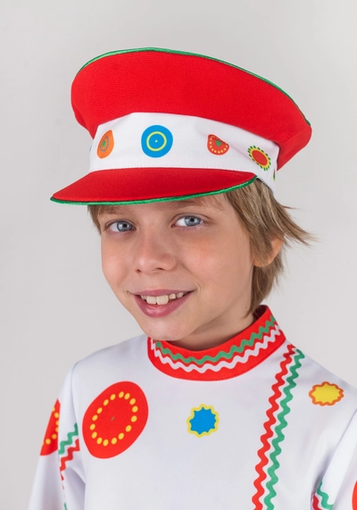 Русский народный головной убор Картуз для мальчика / Дымка