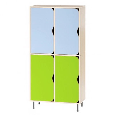 Шкаф двухъярусный 4 местный