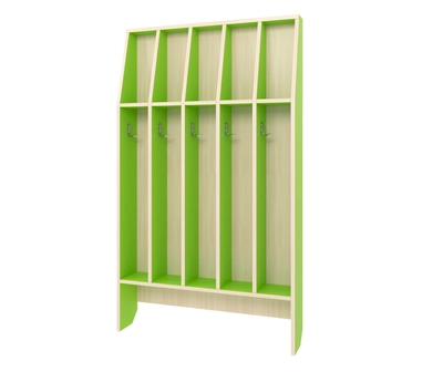 Шкаф для полотенец напольный 5-и местный