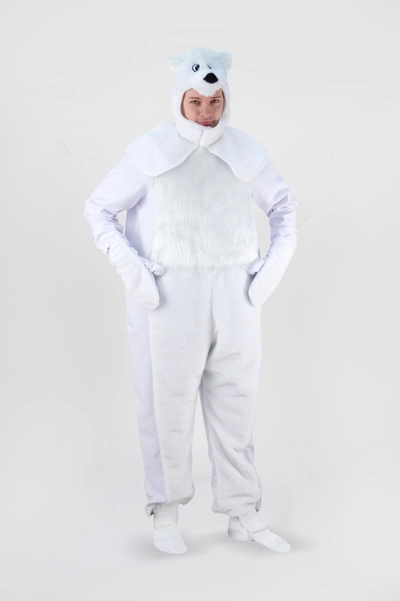 Белый Медведь костюм для взрослого (164-170 / размер 46-56)