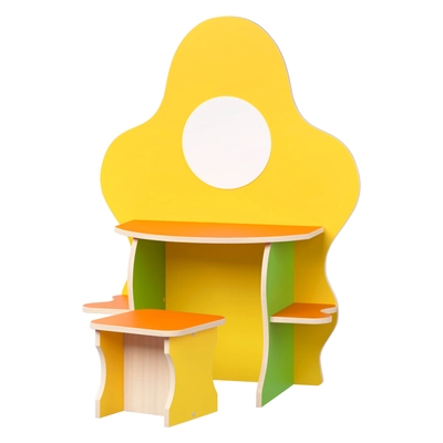 Уголок "Парикмахерская с пуфиком"