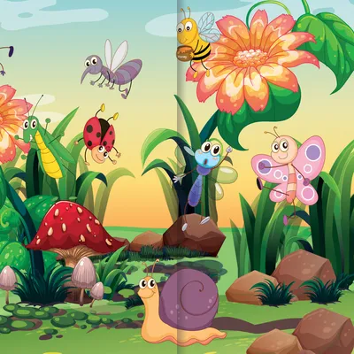 Муха-Цокотуха - Декорация / Занавес сцены (3м*3м / Набор для шитья)