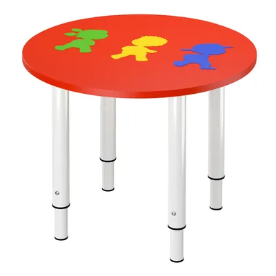 Стол круглый с фрезеровкой