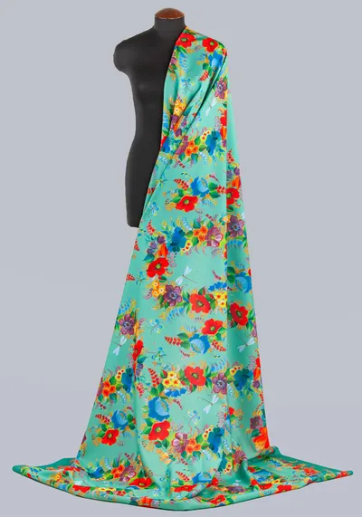 Ткань Танец Стрекозы (Креп-сатин)