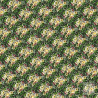 Ткань Цветочное Кружево (Креп-сатин)