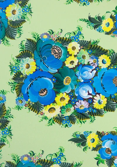 Ткань Волховская роспись (Габардин)