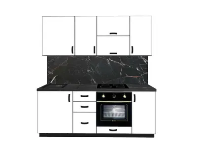 Кухня Эмаль 2 м (для электрической варочной поверхности)