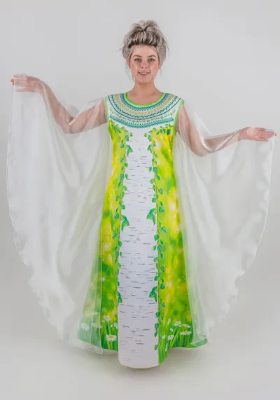 Весна / Березка платье женское (рост 170 / размер 46-54 / Готовое изделие)