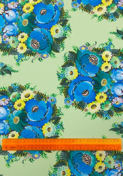 Ткань Волховская роспись (Габардин)