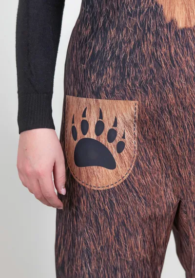 Комбинезон Медведь для взрослого (рост 164-176 / размер 48-56 / Готовое изделие)