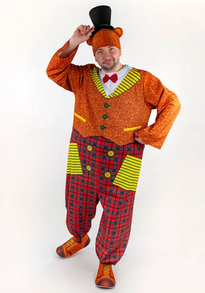 Чудные Звери Медведь костюм для взрослого (164-170 / размер 46-54 / Готовое изделие)