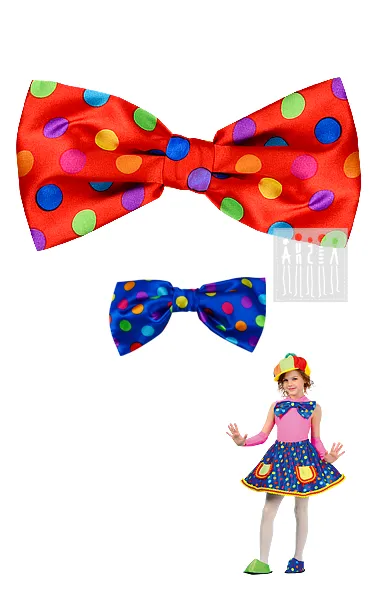 Цветной горох бант (фон черный)