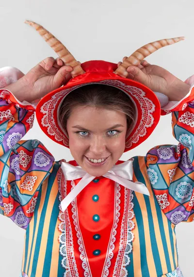 Чудные Звери Коза костюм для взрослого (164-170 / 46-50 / Готовое изделие)